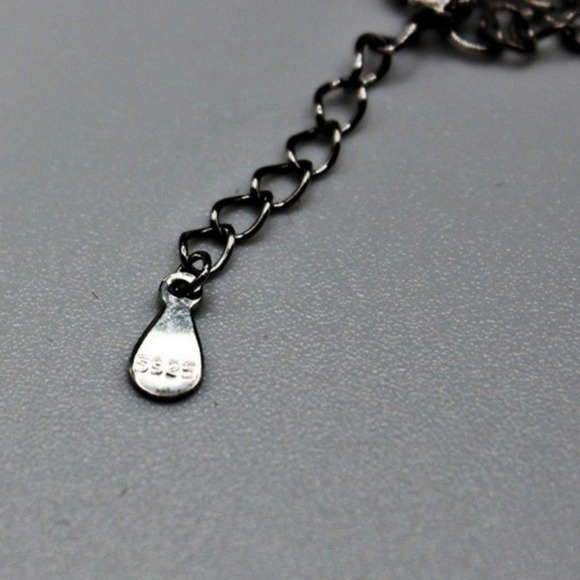 COPY - Certified 1 ct Moissanite Silver 925 Halo Pendant Necklace 925 Silver - Picture 6 of 7